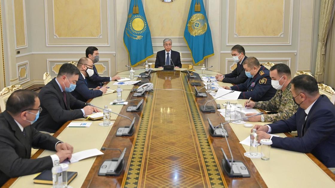 Расширенное заседание правительства с участием Токаева